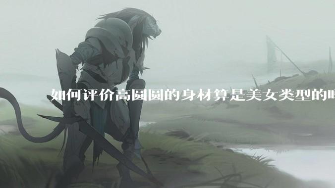 如何评价高圆圆的身材算是美女类型的吗？
