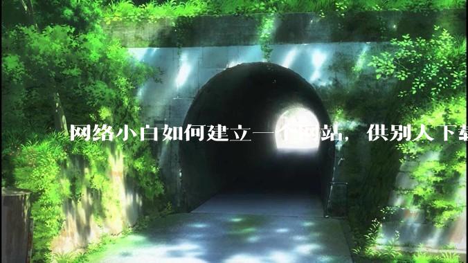 网络小白如何建立一个网站，供别人下载文件（主要是PDF和MP3）?