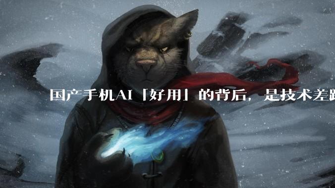 国产手机AI「好用」的背后，是技术差距还是文化差异？