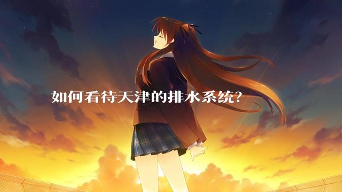 如何看待天津的排水系统？