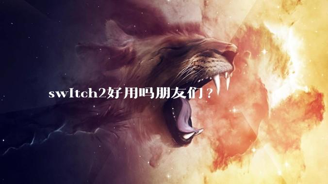 switch2好用吗朋友们?