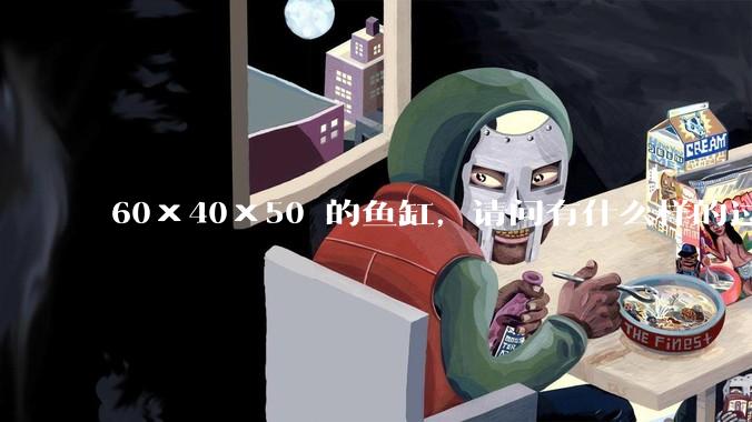 60×40×50 的鱼缸，请问有什么样的过滤器好用呢？
