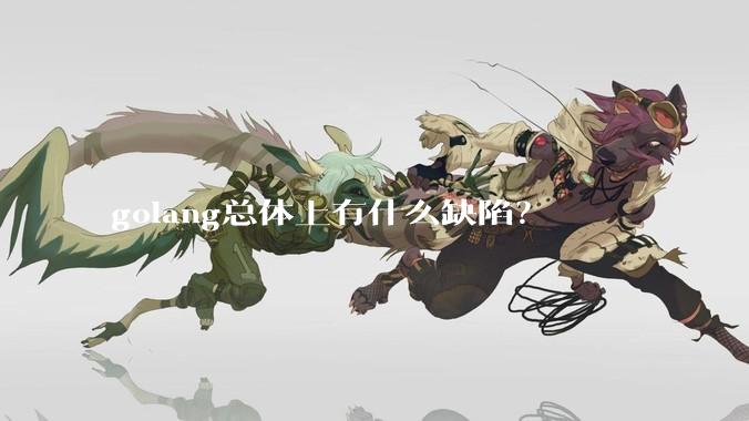 golang总体上有什么缺陷？