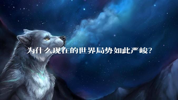 为什么现在的世界局势如此严峻？